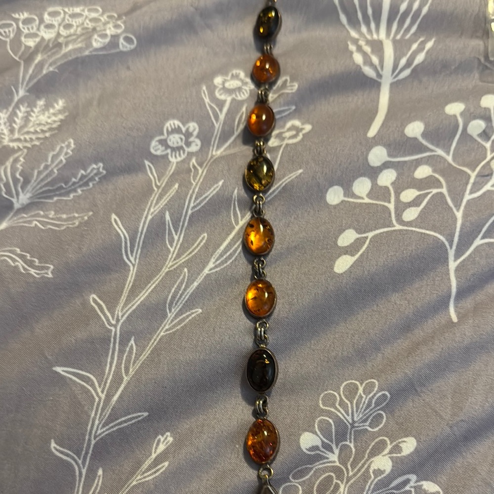 Elegant Amber Bracelet